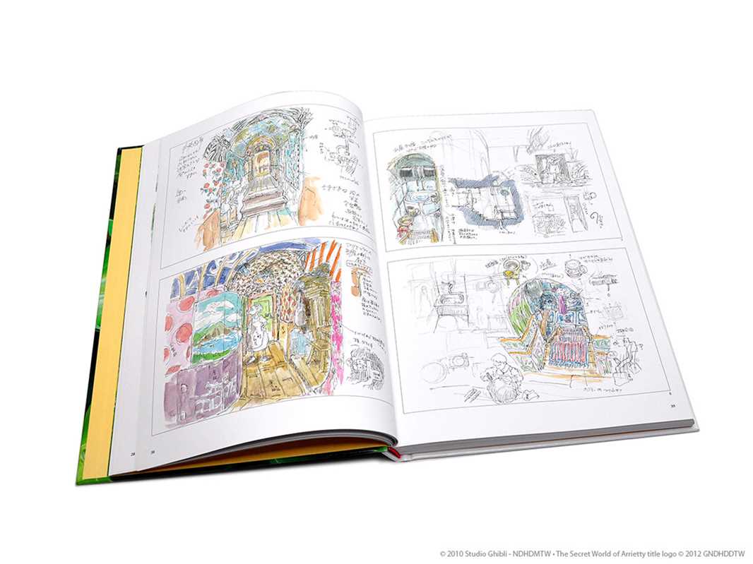 Art of The Secret World of Arrietty by Hiromasa Yonebayashi