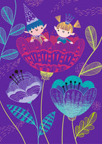 Avenir - Scratch Art Book Medium ELVES IN THE GARDEN