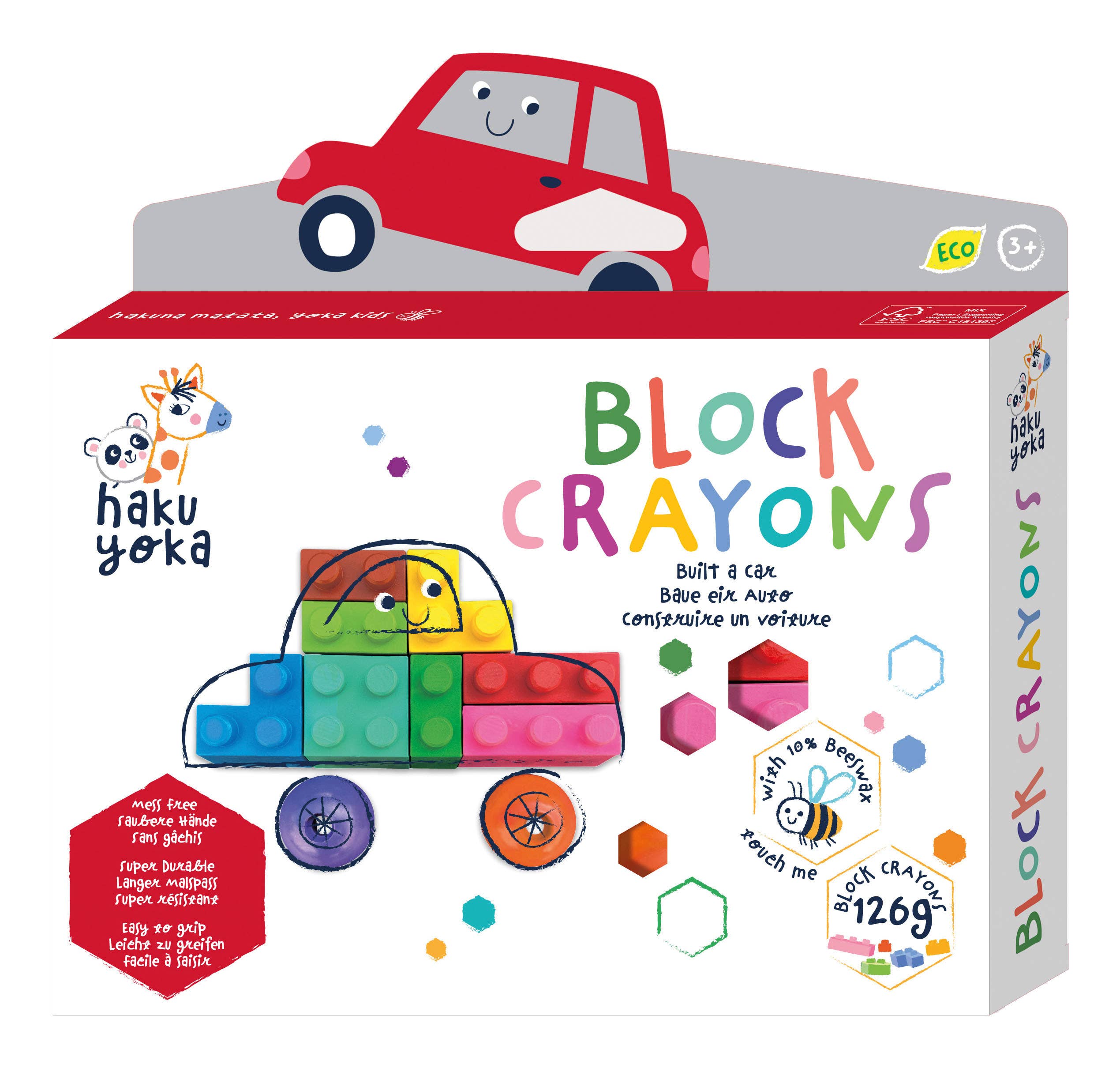 Haku Yoka - FULL Display Block Crayons, 9