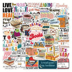 Book Lover Stickers – Reading Theme Packs (10/20/50/100)