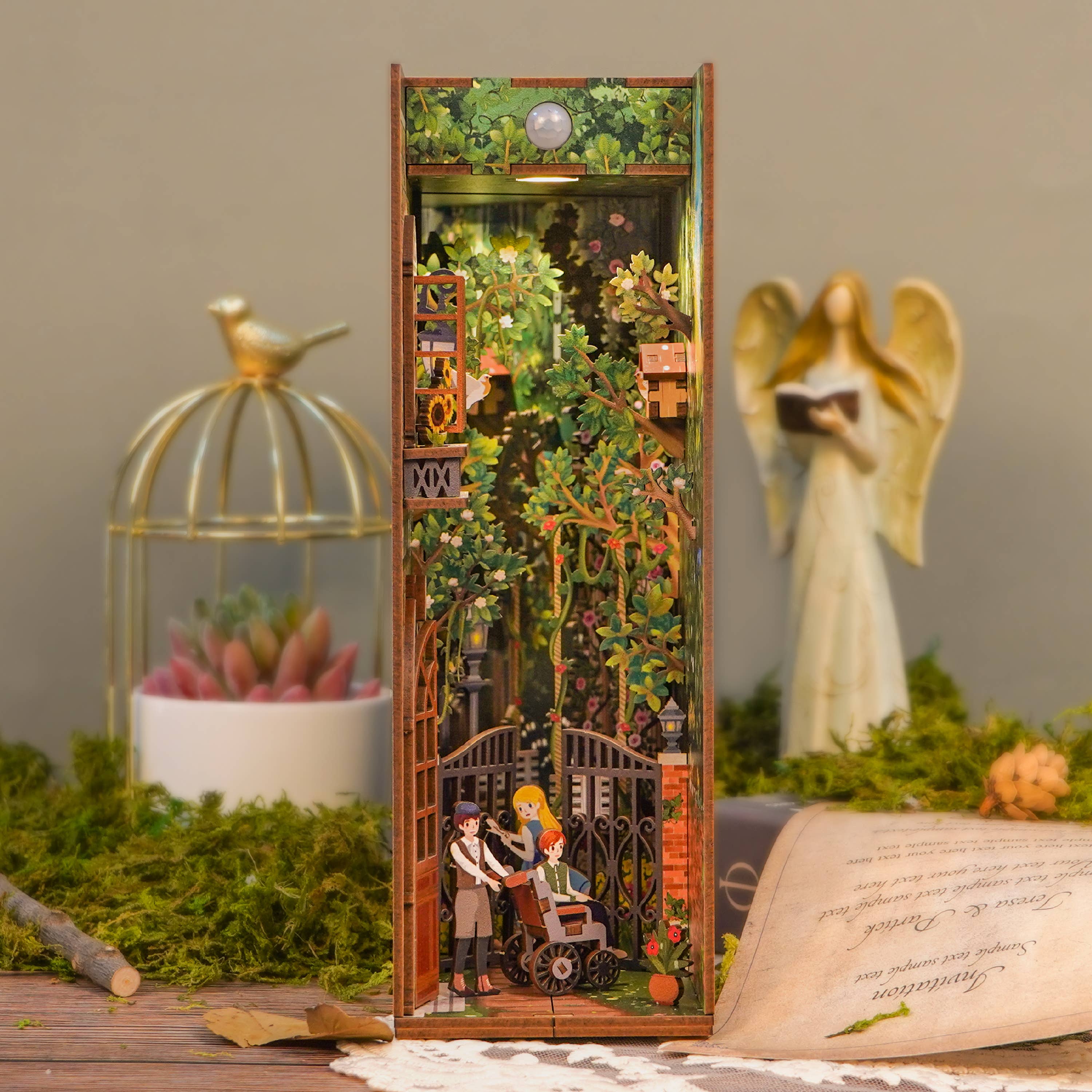 DIY Book Nook Kit: Secret Garden