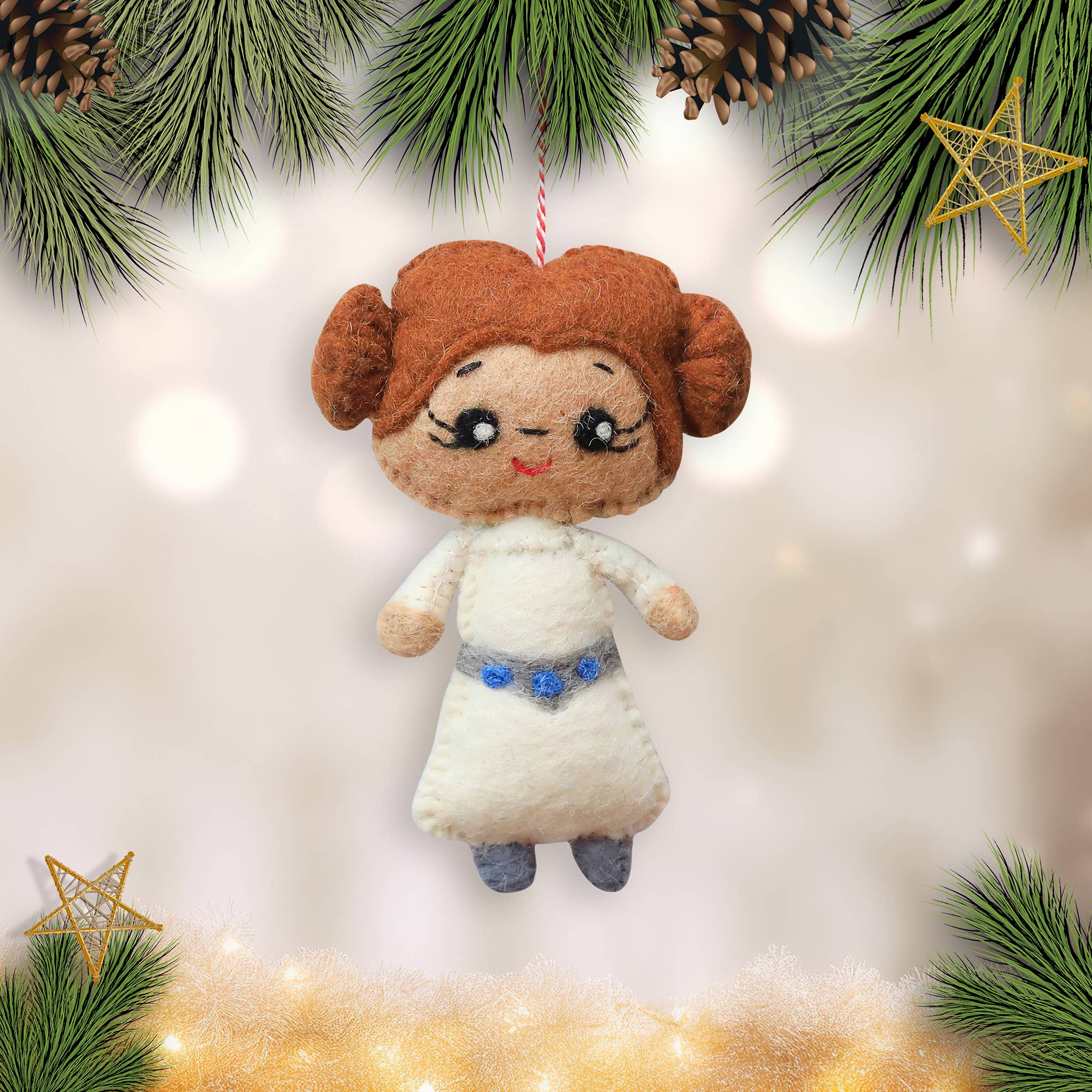 Felt Ornament Rebel Princess