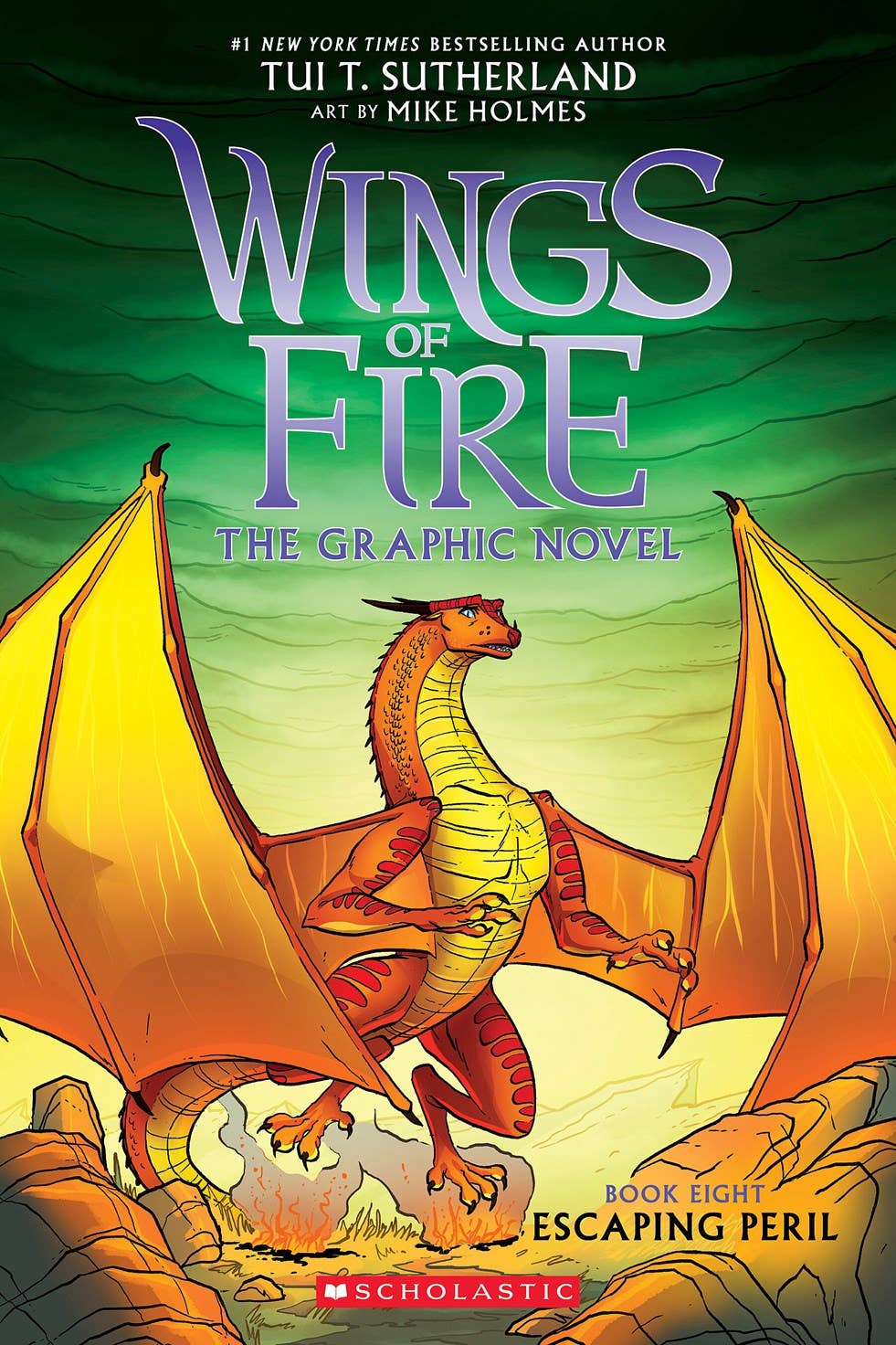 Escaping Peril: A Graphic Novel (Wings of Fire, 8)