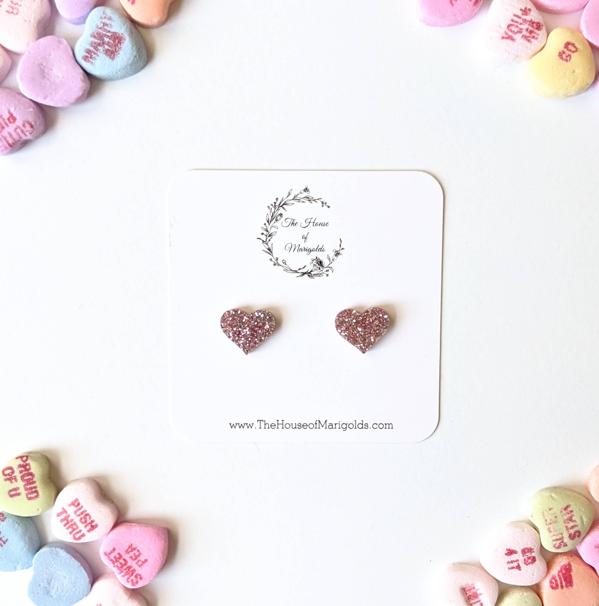 Heart Earrings, Valentine Earrings