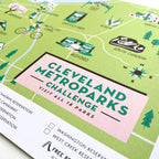 Cleveland Metroparks Challenge Map