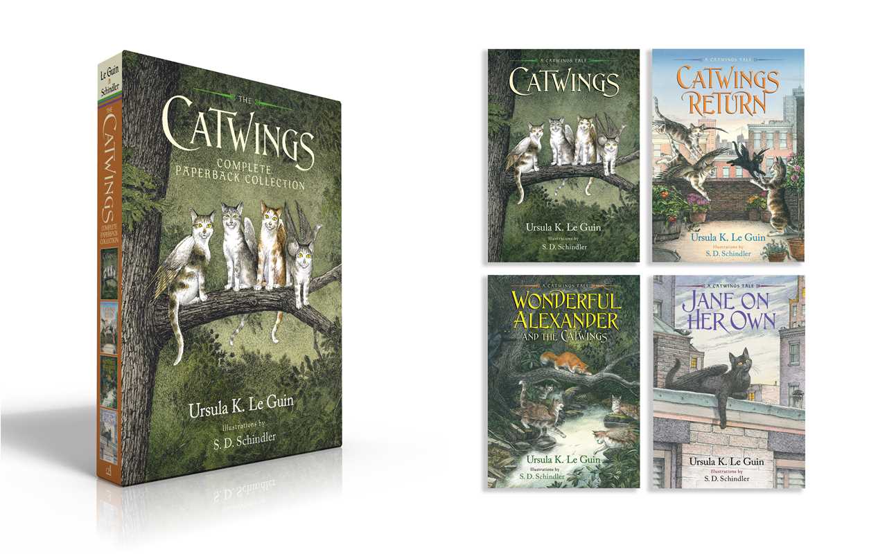 Catwings Complete Paperback Collection (Boxed Set) by Ursula  K. Le Guin
