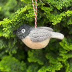 Felt Ornament Tuft Chickadee