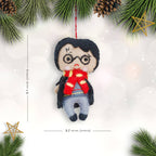 Felt Ornament Wizard Boy