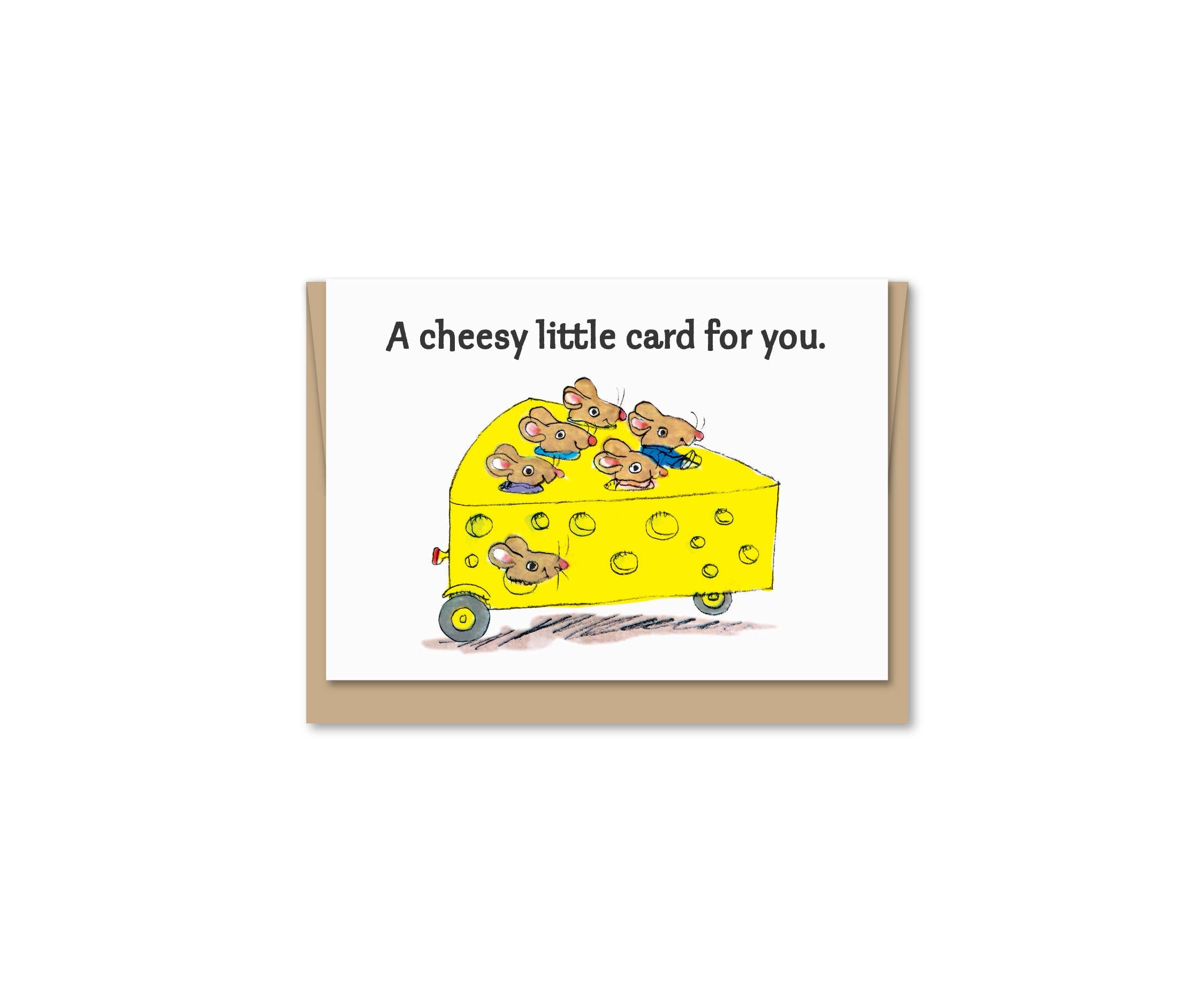 Mini Cheesy... | Enclosure-sized Everyday Greeting Card