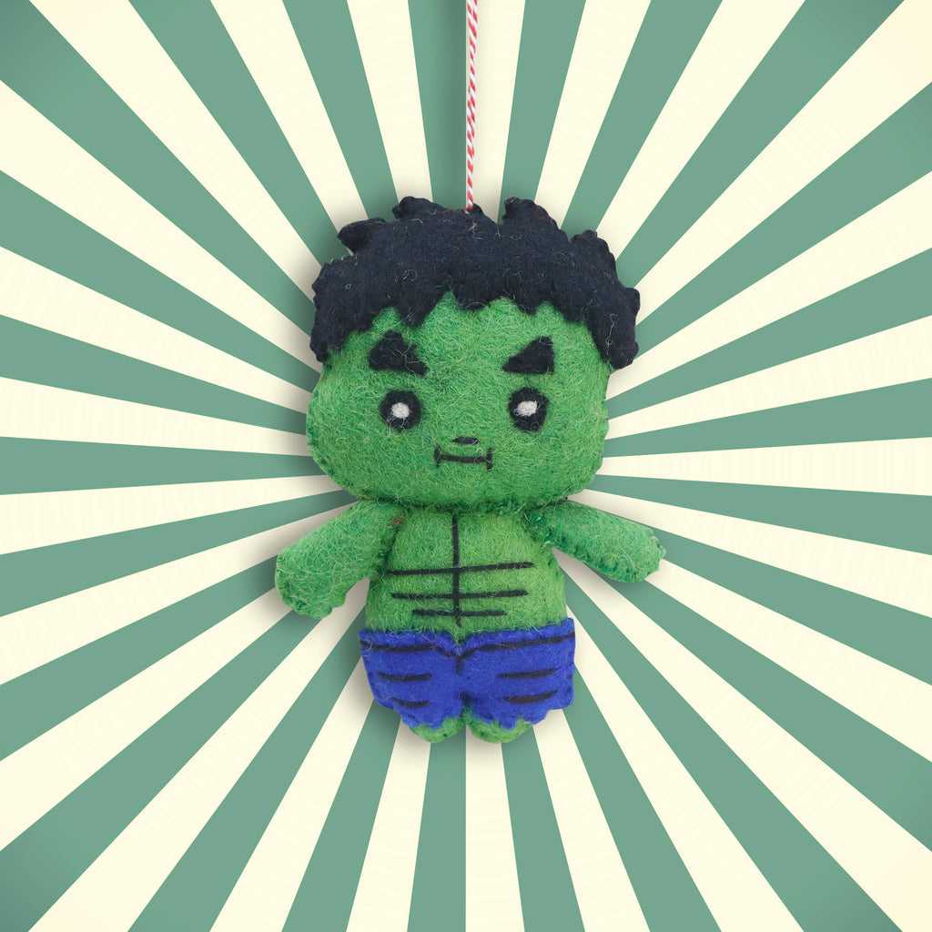 Felt Ornament Emerald Behemoth