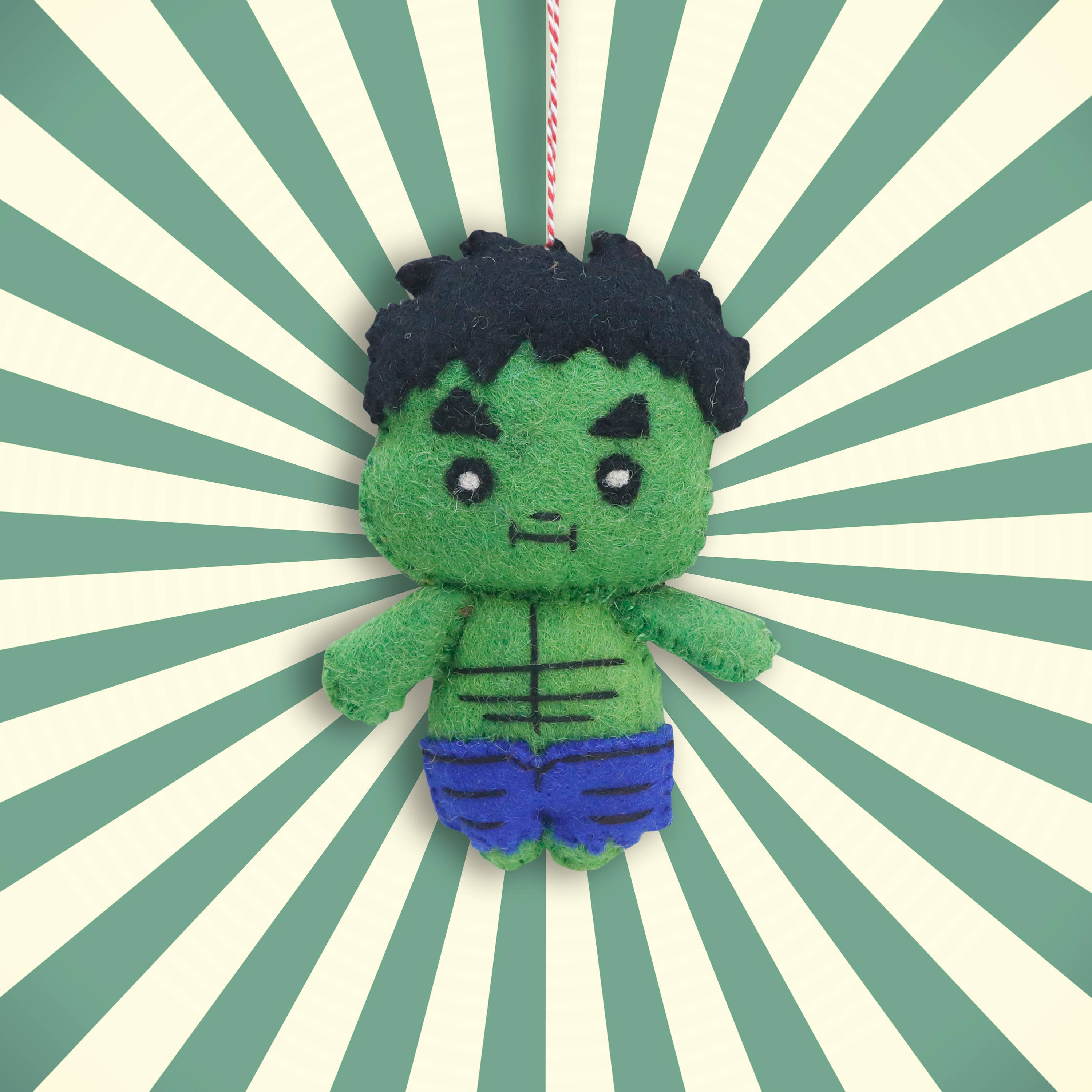 Felt Ornament Emerald Behemoth