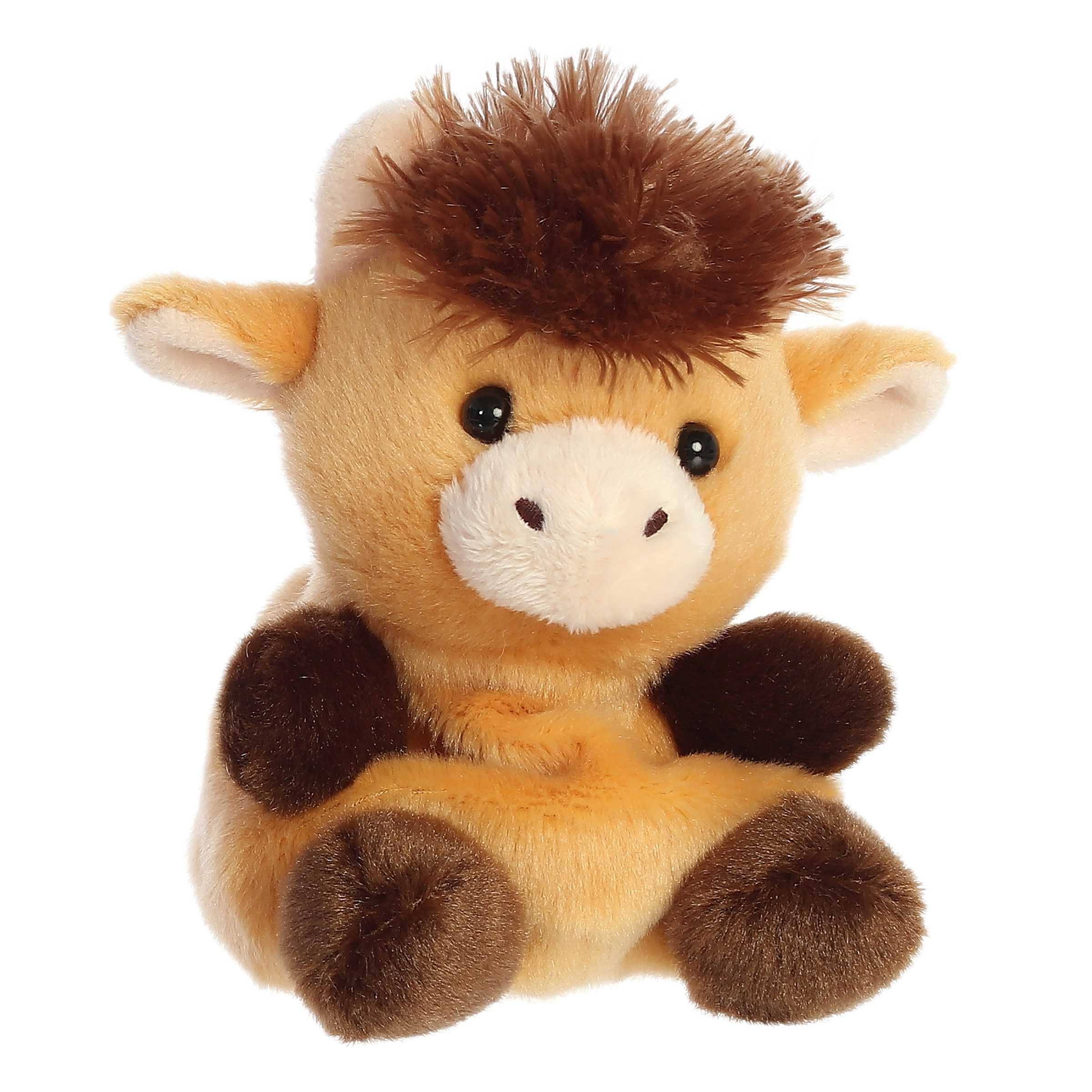 5" Plush Pal Highland Cow Palm Pals Stuffed Animal