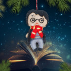 Felt Ornament Wizard Boy