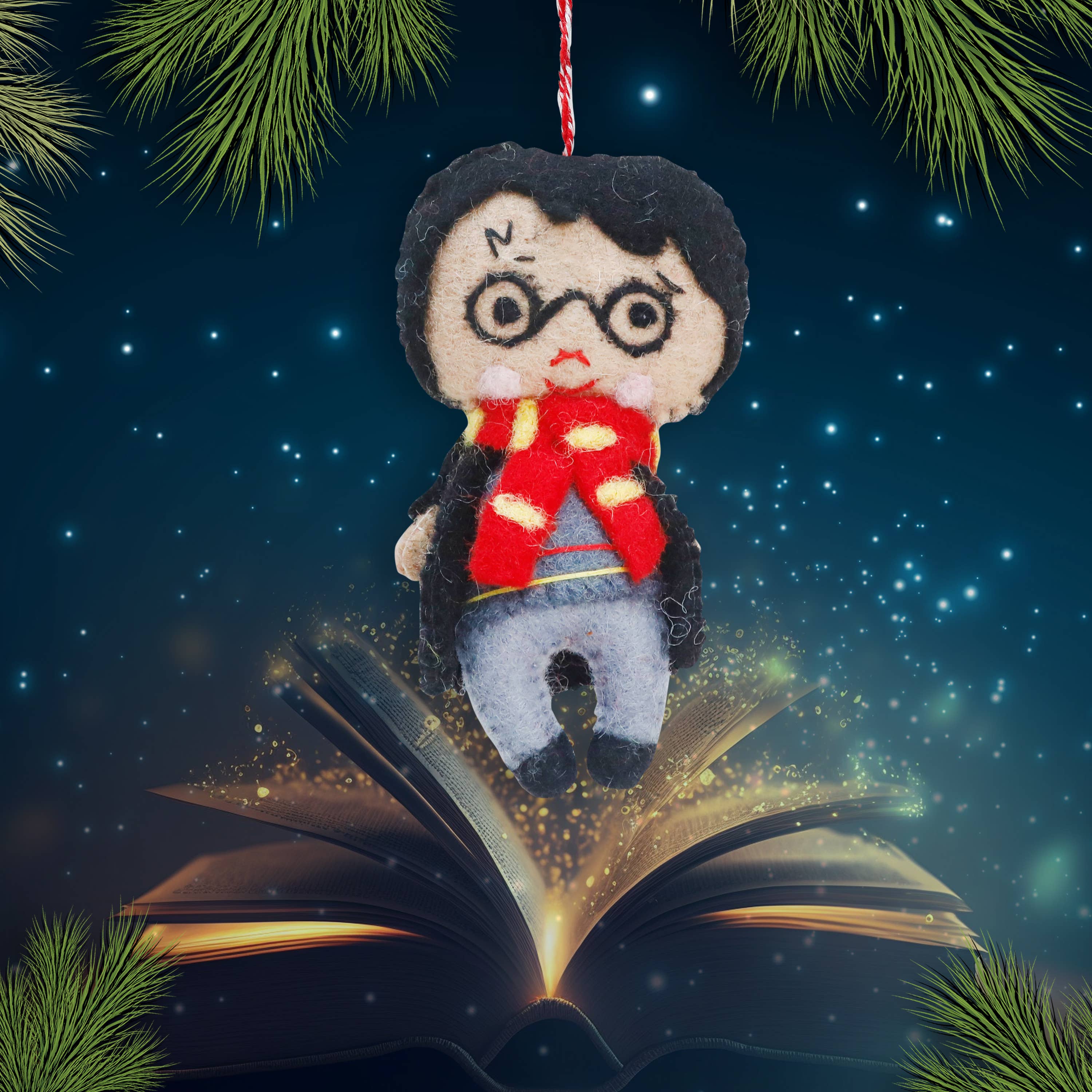 Felt Ornament Wizard Boy