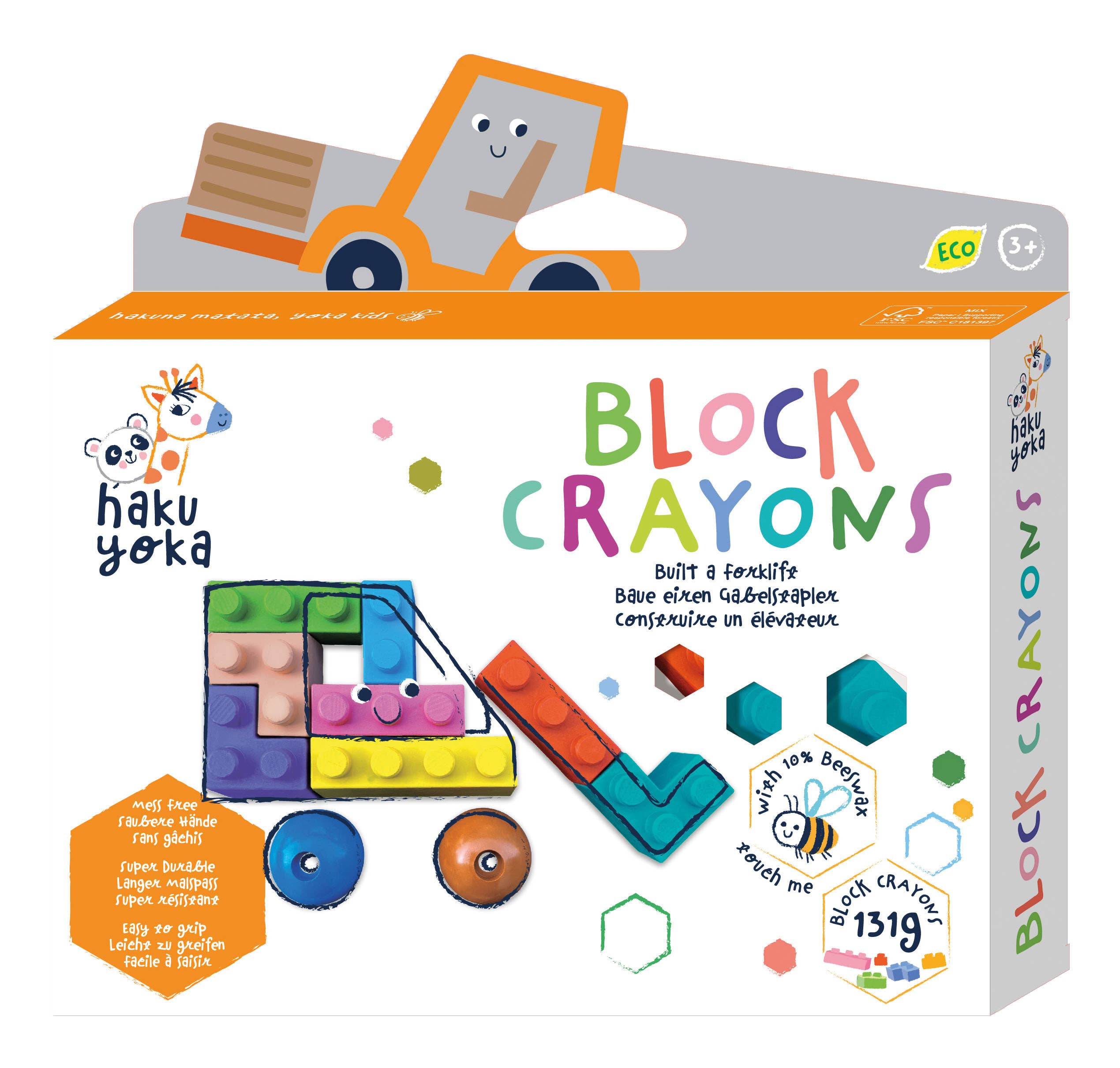 Haku Yoka - FULL Display Block Crayons, 9