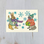Season's Greetings from a Distance 5x7" Notecard