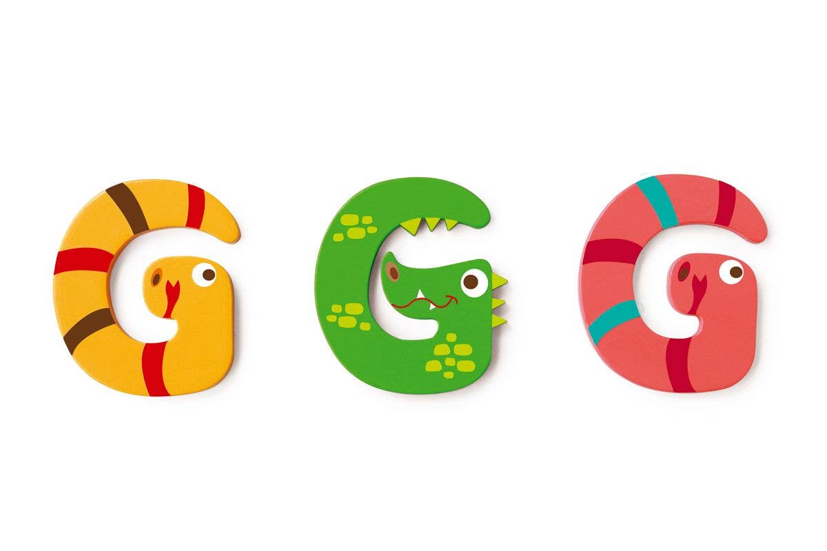 Scratch - Wooden Letter G - 3 Asstd styles