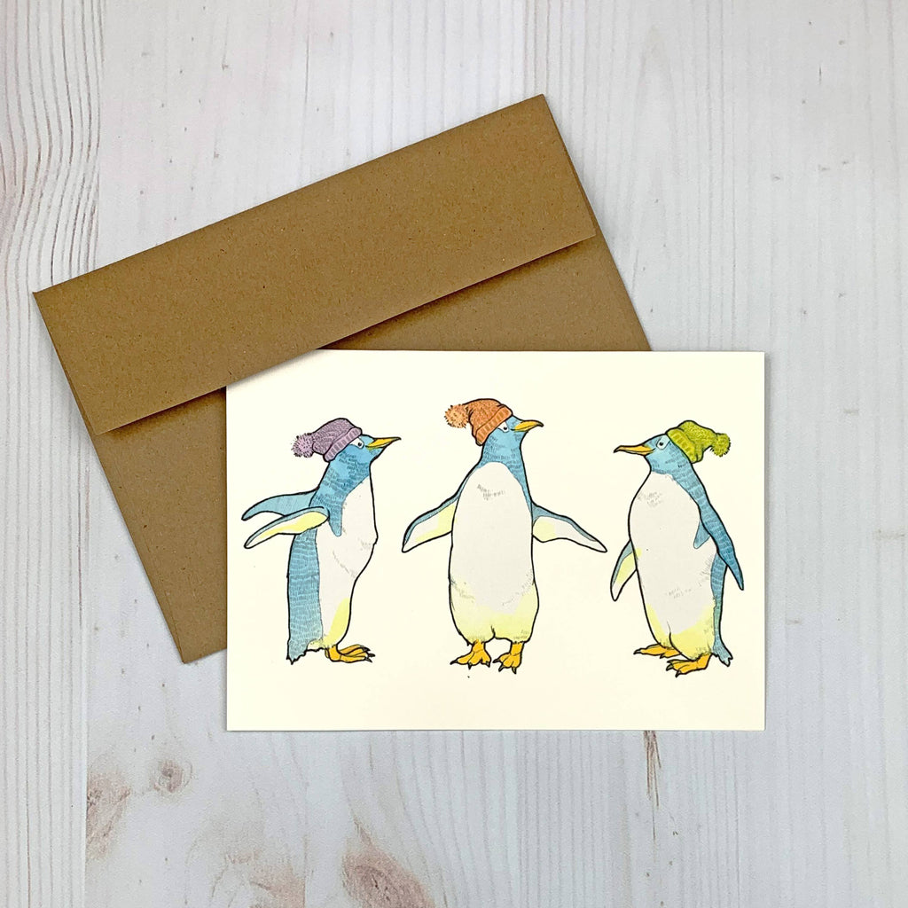 Penguin Friends 5x7" Notecard