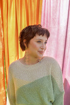 Iridescent Cloud Shimmer Statement Earrings