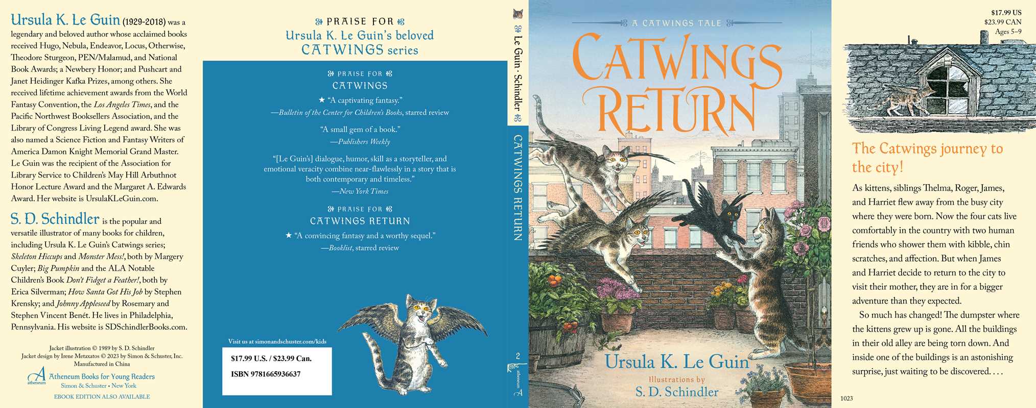 Catwings Return by Ursula  K. Le Guin