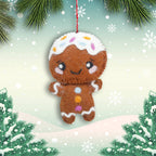 Felt Ornament Gingerbread Man