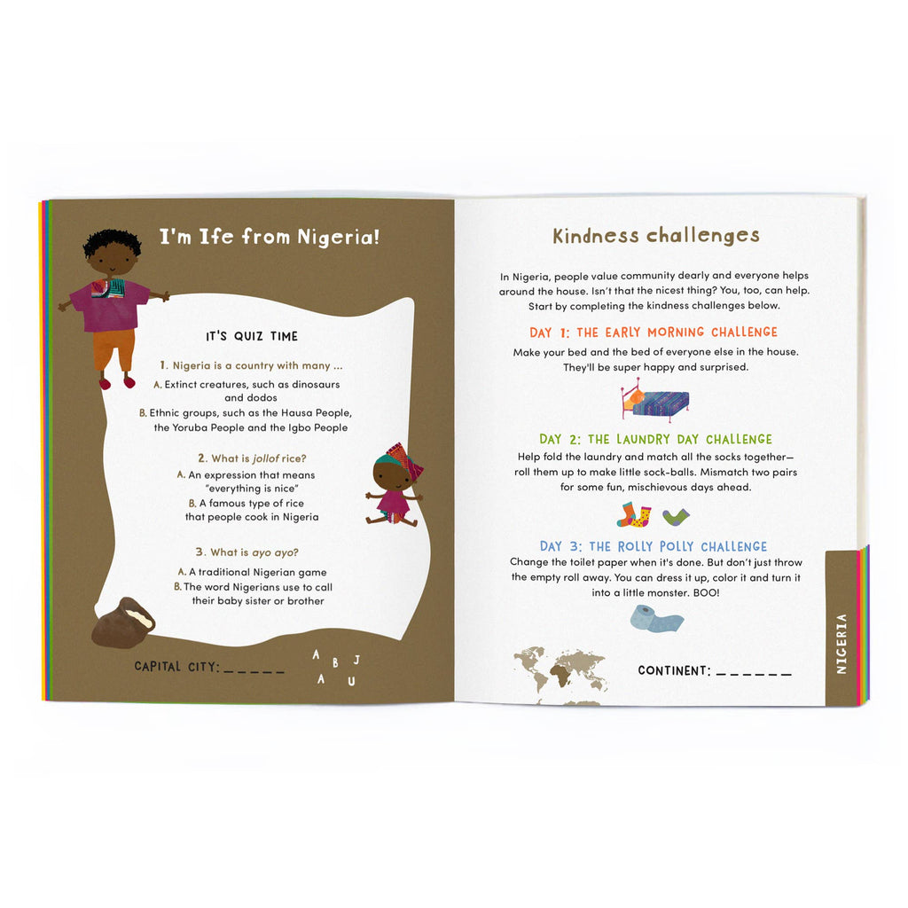 Around the World Kids Activity Book | Bookish Spring Gift