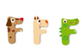 Scratch - Wooden Letter F - 3 Asstd styles