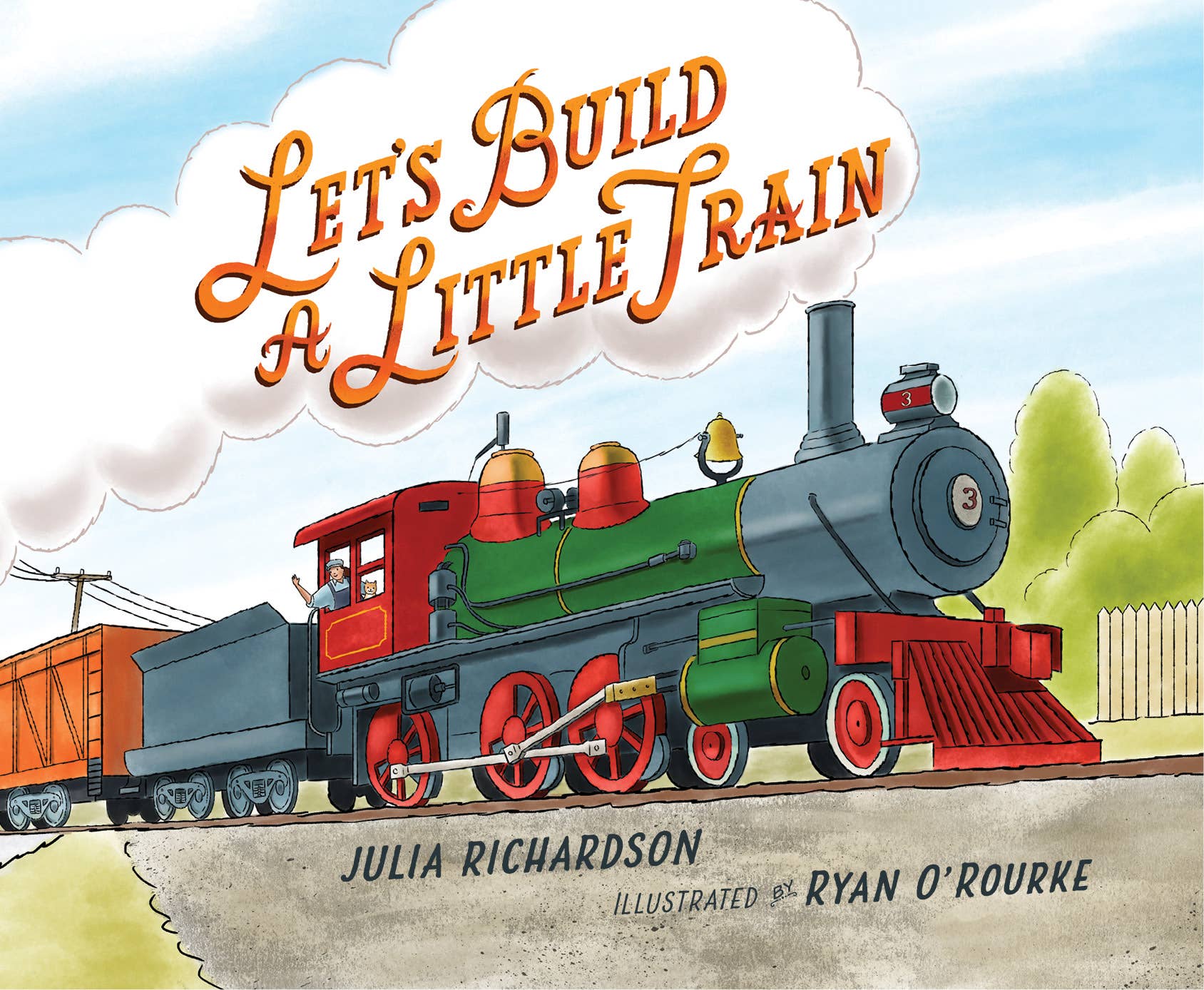 Let's Build a Little Train Picture Book