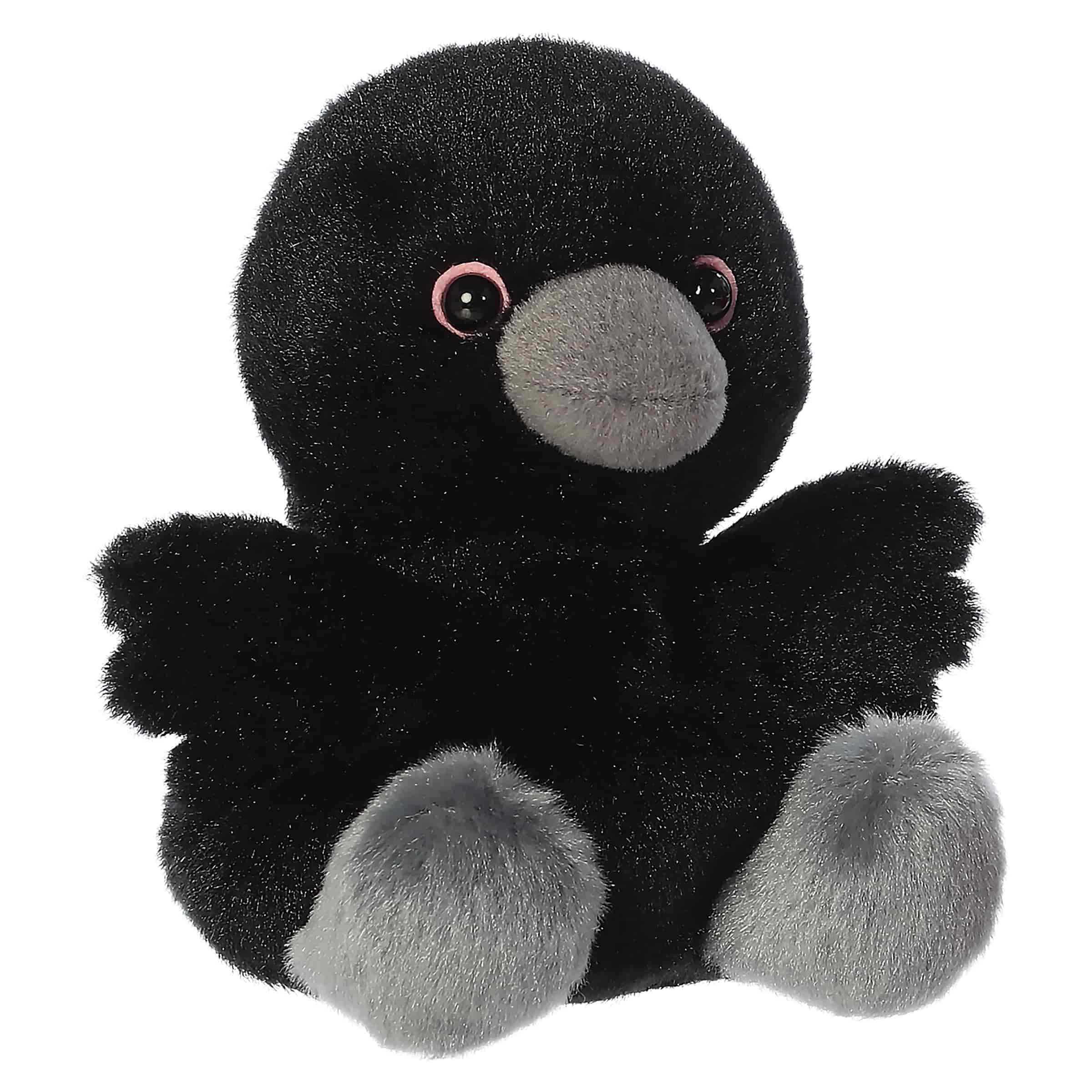 5" Plush Poe Raven Bird Palm Pals