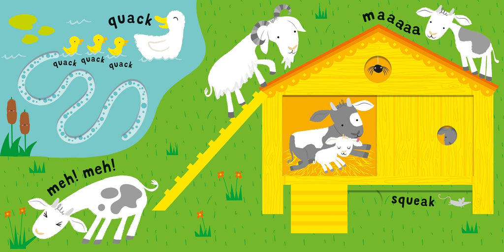Slide And See Farm board book: Usborne