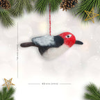 Felt Ornament Woodpecker