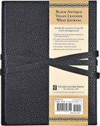 Black Leather Wrap Journal