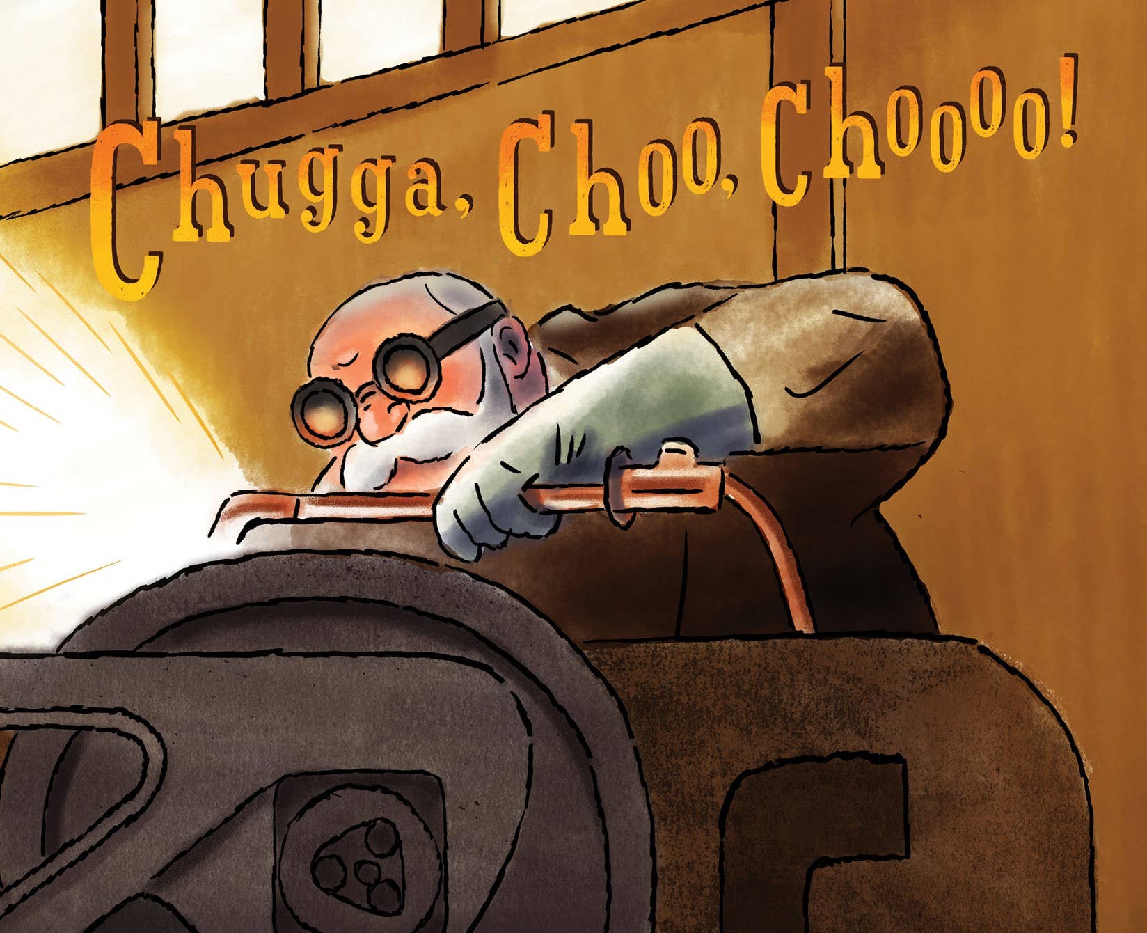Let's Build a Little Train Picture Book