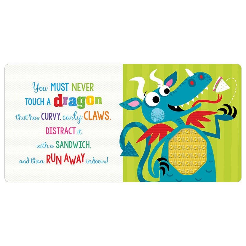 Board Book Never Touch a Dragon!