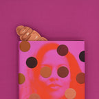 Croissant Bookmark (it's die cut!)