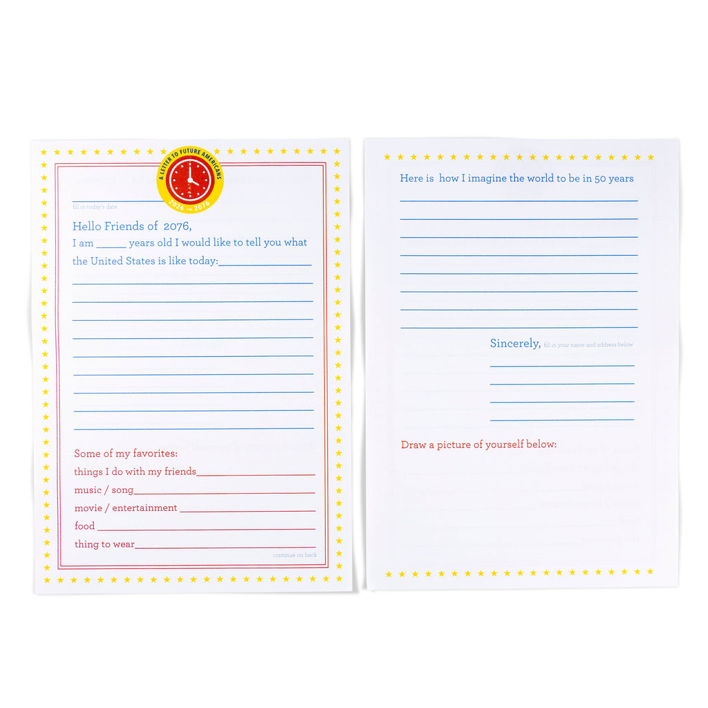 Write a Letter to the Time Capsule | Letter Writing Kit