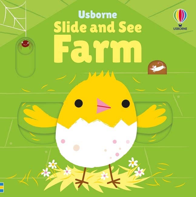 Slide And See Farm board book: Usborne