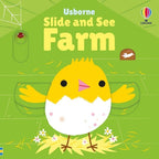 Slide And See Farm board book: Usborne