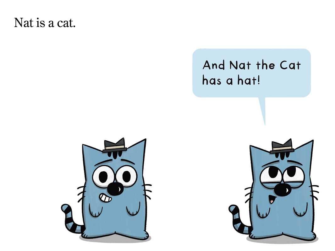 Nat the Cat Has a Hat by Jarrett Lerner