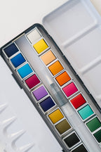 24 Color Watercolor Paint Palette