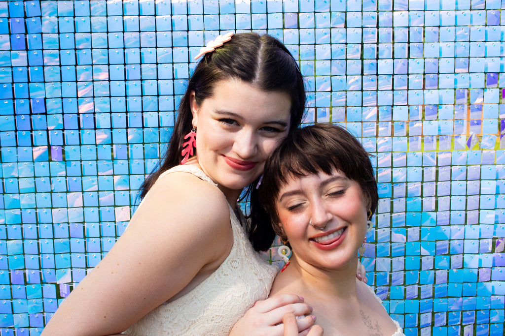 Happy as a Clam Beach Earrings