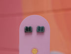 Open Book Tiny Stud Earrings