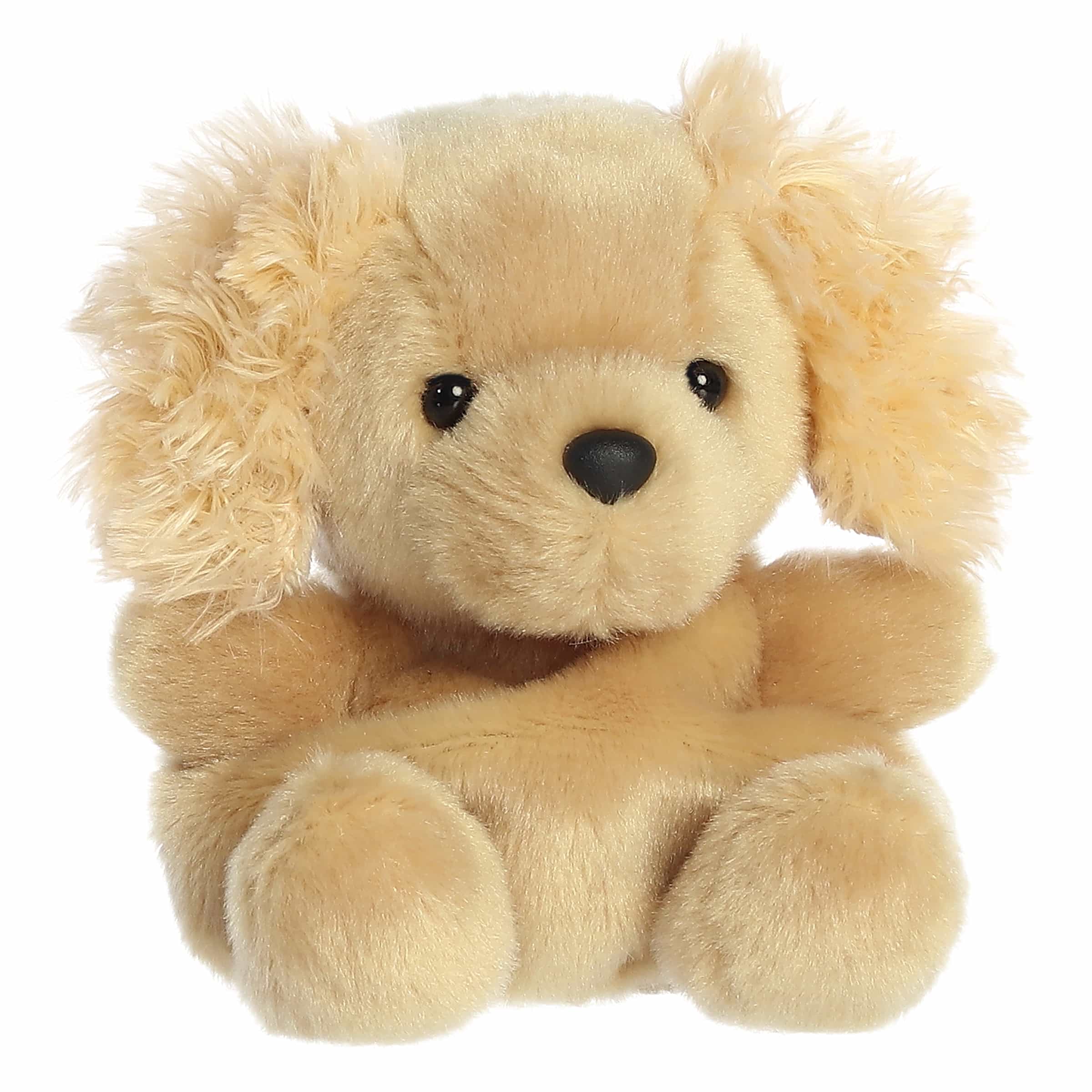 5" Plush Oatmeal Goldendoodle Dog Palm Pal
