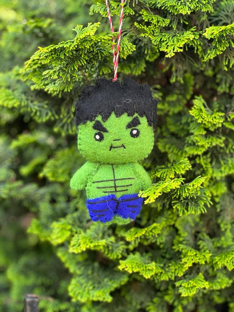 Felt Ornament Emerald Behemoth