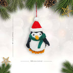 Felt Ornament Christmas Penguin