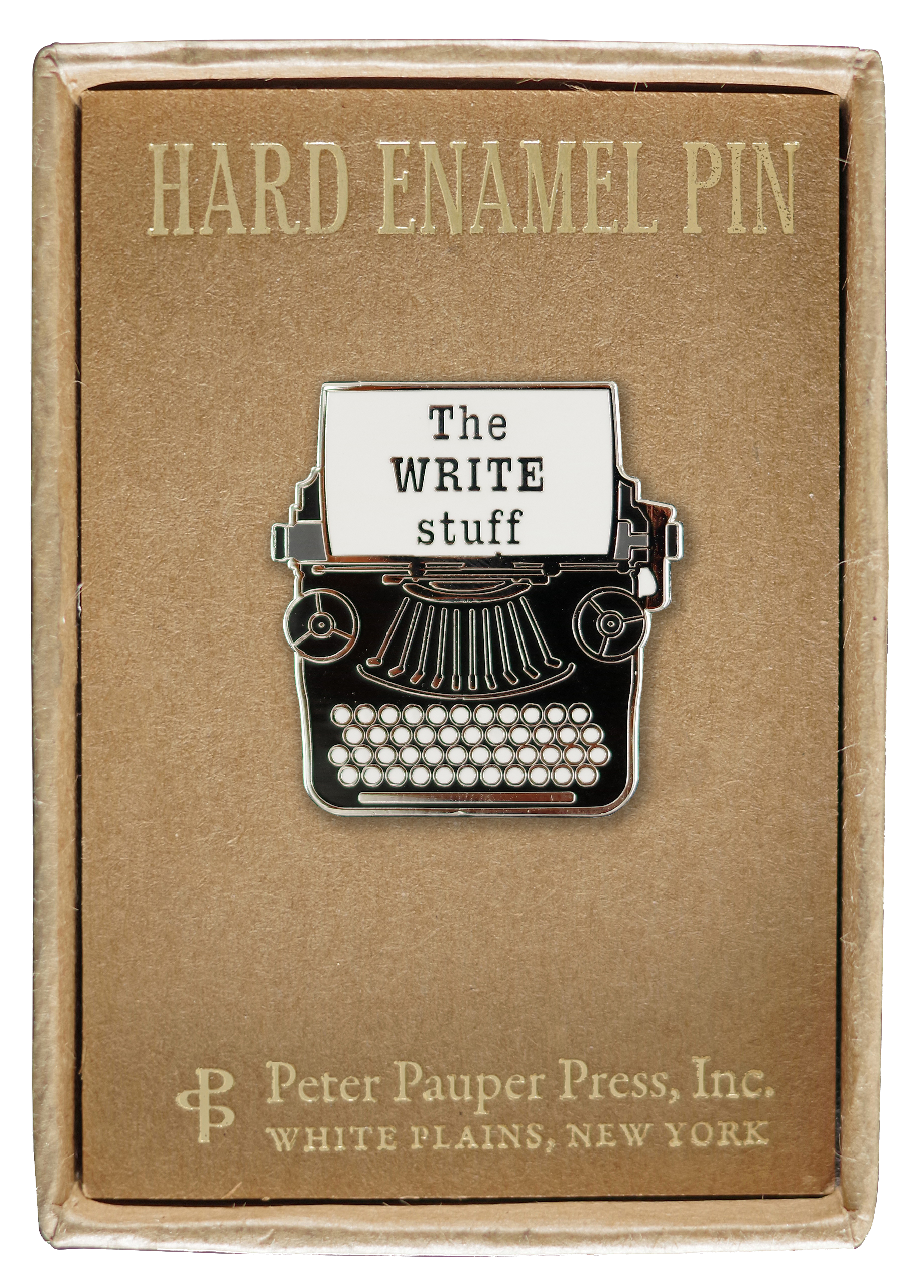 Typewriter Enamel Pin