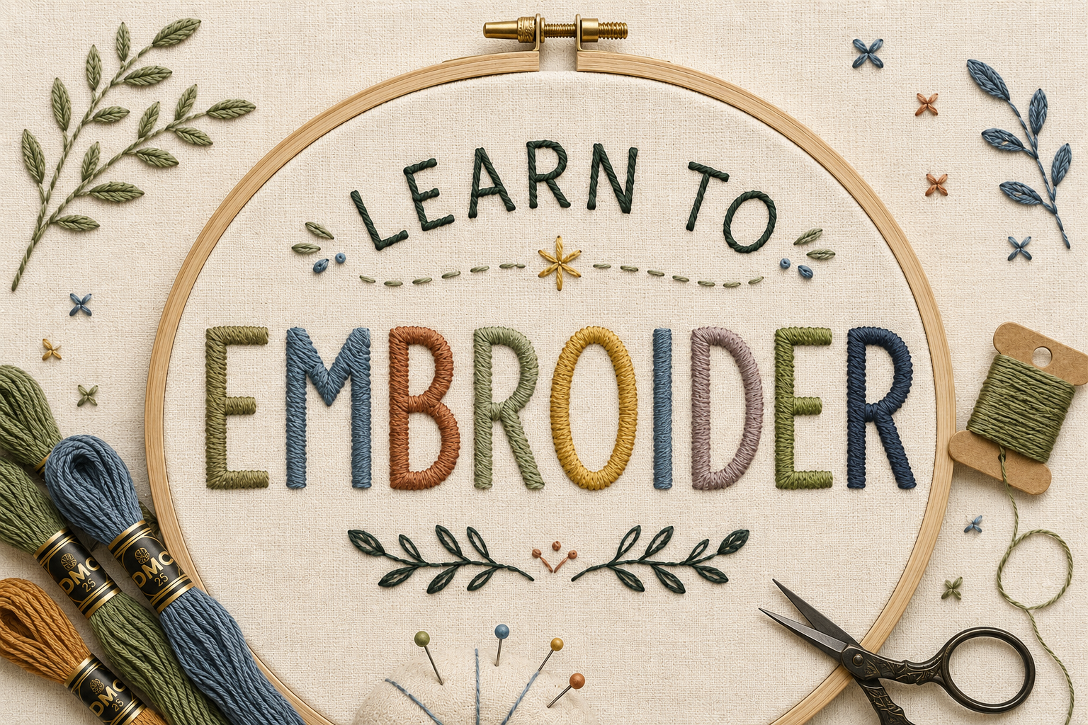 Learn to Embroider