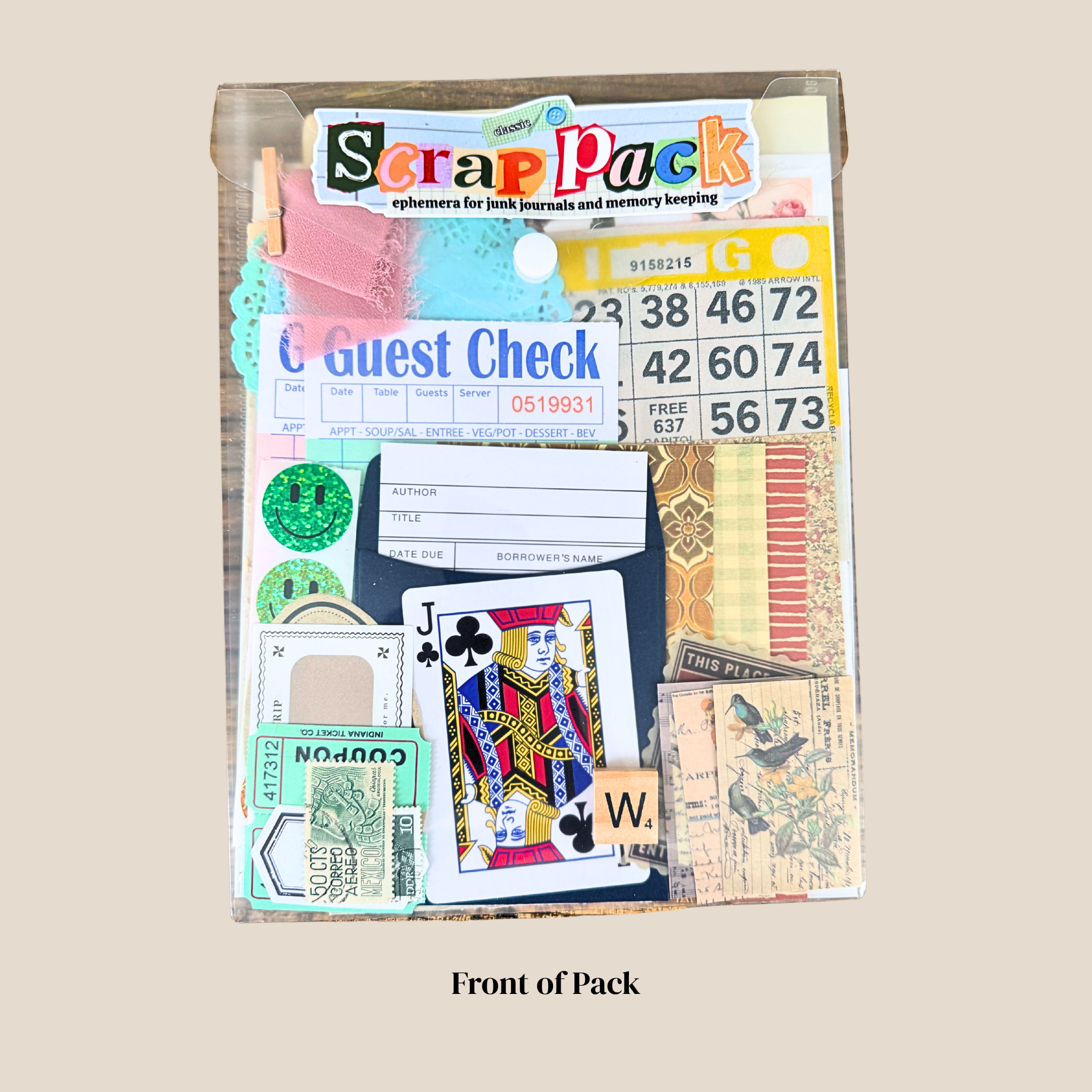 Junk Journal Scrap Pack | Classic Ephemera
