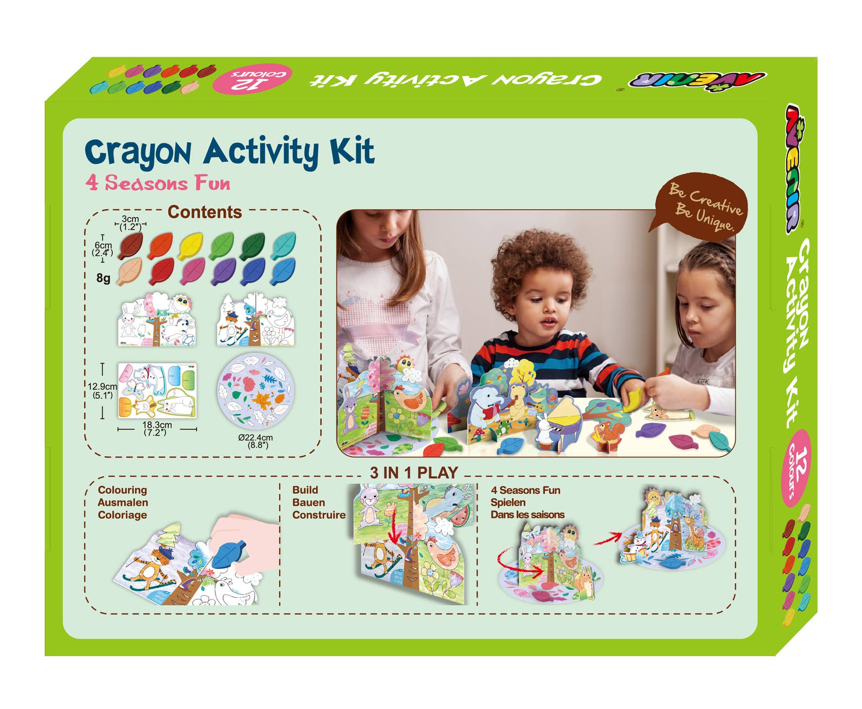 Avenir - Crayon Activity Kit INTO THE SEASONS