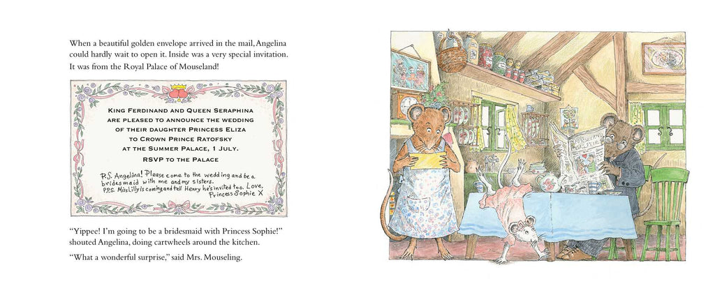 Angelina and the Royal Wedding by Katharine Holabird